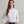 Women's banded collar 'grandad' shirt