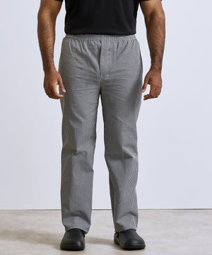 Pull-on chef’s trousers