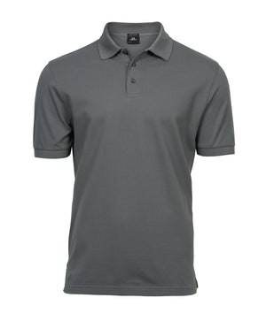 10 x Luxury Stretch Polos by Tee Jays in Powder Grey by Print Lab Deals — Custom branded clothing by Print Press, featuring premium embroidery produced in our specialist print lab in the UK.