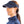 Herringbone sun visor with sandwich peak