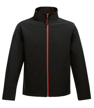 32 x Softshell Jackets by Regatta in Black Classic Red by Print Lab Deals — Custom branded clothing by Print Press, featuring premium embroidery produced in our specialist print lab in the UK.