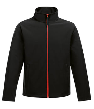 16 x Softshell Jackets by Regatta in Black Classic Red by Print Lab Deals — Custom branded clothing by Print Press, featuring premium embroidery produced in our specialist print lab in the UK.