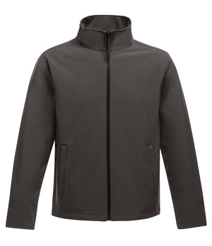 32 x Softshell Jackets by Regatta in Seal Grey Black by Print Lab Deals — Custom branded clothing by Print Press, featuring premium embroidery produced in our specialist print lab in the UK.