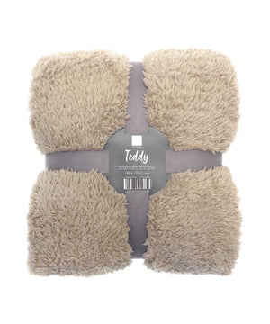 The Ribbon teddy bear fabric throw