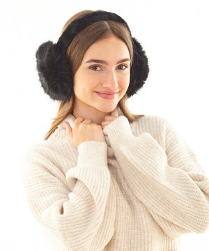 Luxury fur ear muffs
