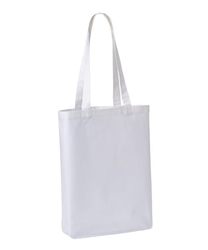 Recycled premium canvas ‘flat base’ shopper