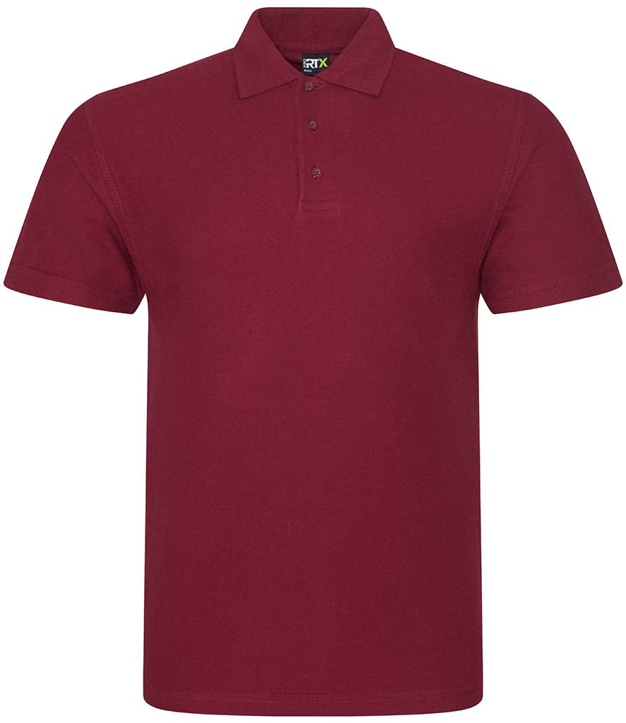 150 x Pro RTX Work Polos in Burgundy by Print Lab Deals — Custom branded clothing by Print Press, featuring premium embroidery produced in our specialist print lab in the UK.