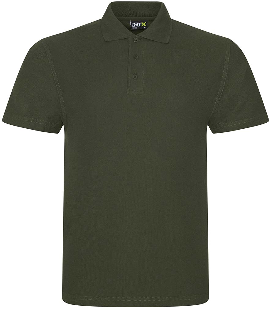 80 x Pro RTX Work Polos in Khaki by Print Lab Deals — Custom branded clothing by Print Press, featuring premium embroidery produced in our specialist print lab in the UK.