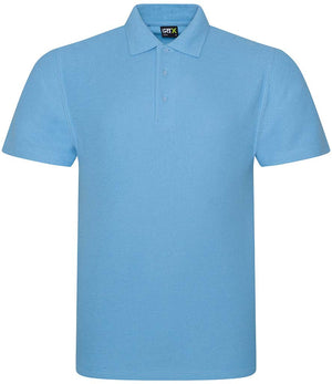 200 x Pro RTX Work Polos in Sky Blue by Print Lab Deals — Custom branded clothing by Print Press, featuring premium embroidery produced in our specialist print lab in the UK.