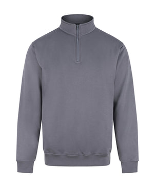 10 x 1/4 Zip Sweatshirts by Pro RTX in Solid Grey by Print Lab Deals — Custom branded clothing by Print Press, featuring premium embroidery produced in our specialist print lab in the UK.