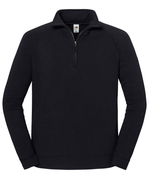 Iconic premium zip-neck sweat