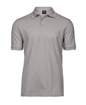 10 x Luxury Stretch Polos by Tee Jays in Stone by Print Lab Deals — Custom branded clothing by Print Press, featuring premium embroidery produced in our specialist print lab in the UK.