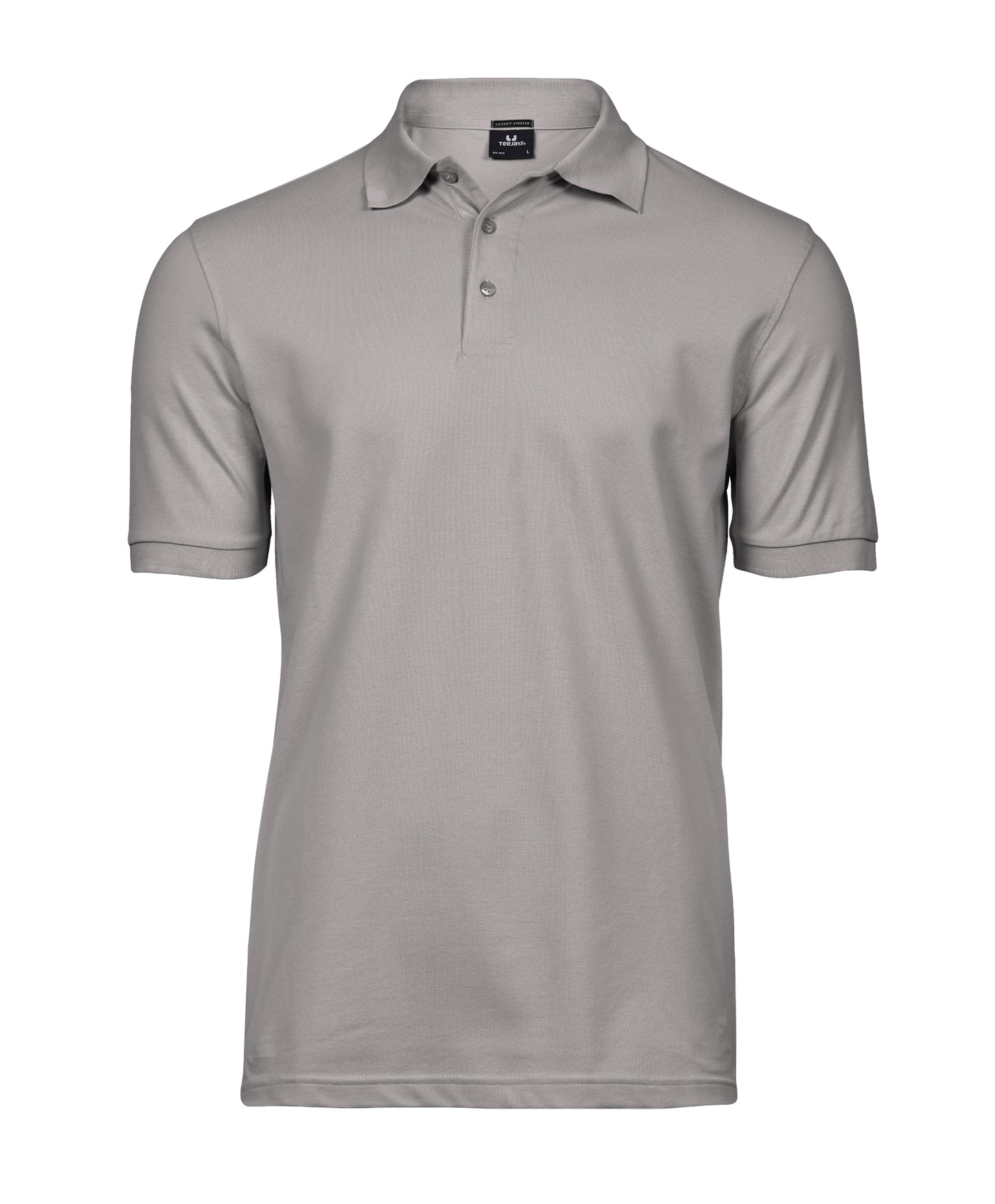 10 x Luxury Stretch Polos by Tee Jays in Stone by Print Lab Deals — Custom branded clothing by Print Press, featuring premium embroidery produced in our specialist print lab in the UK.