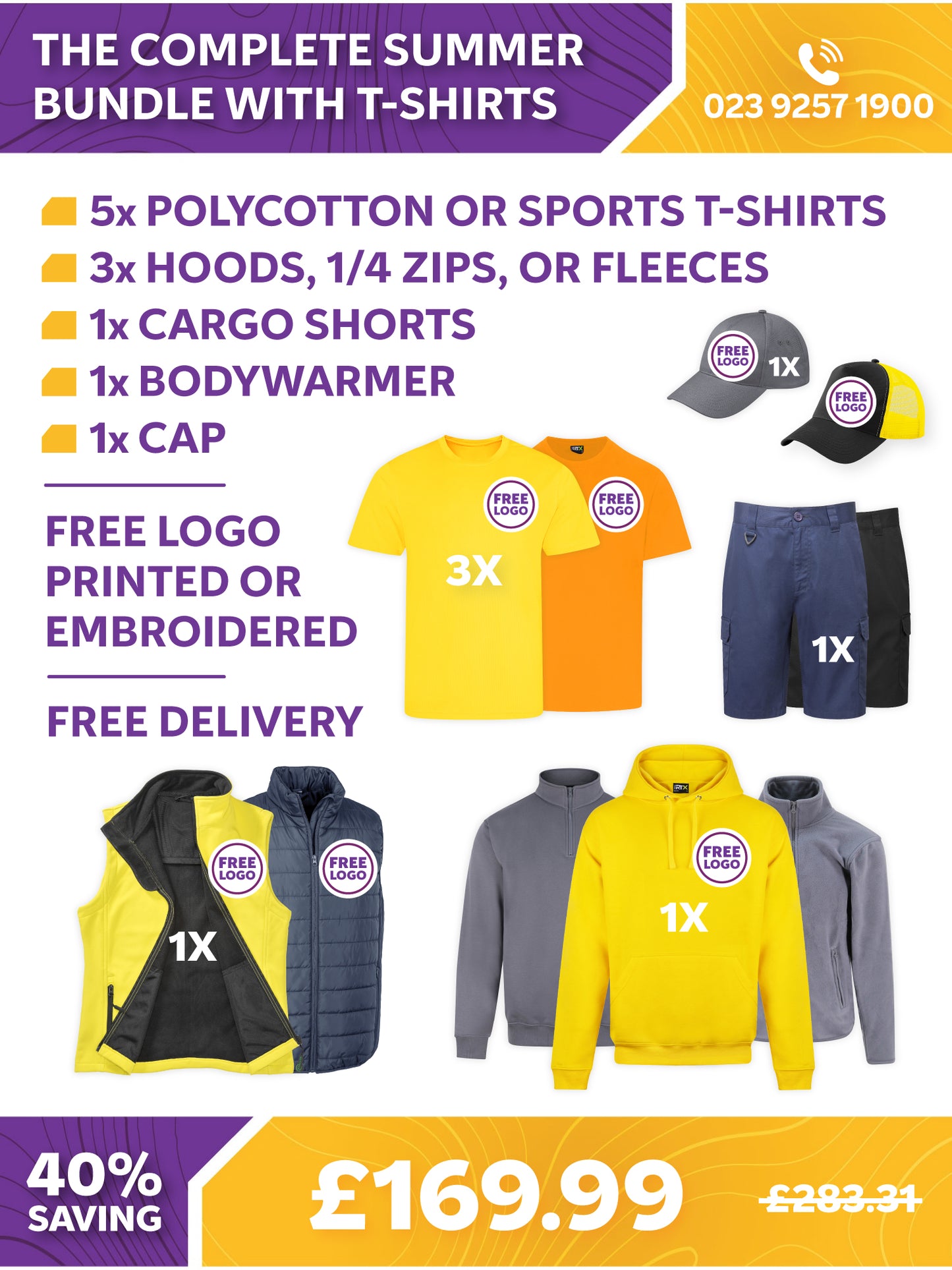 The Complete Summer Bundle with T-Shirts