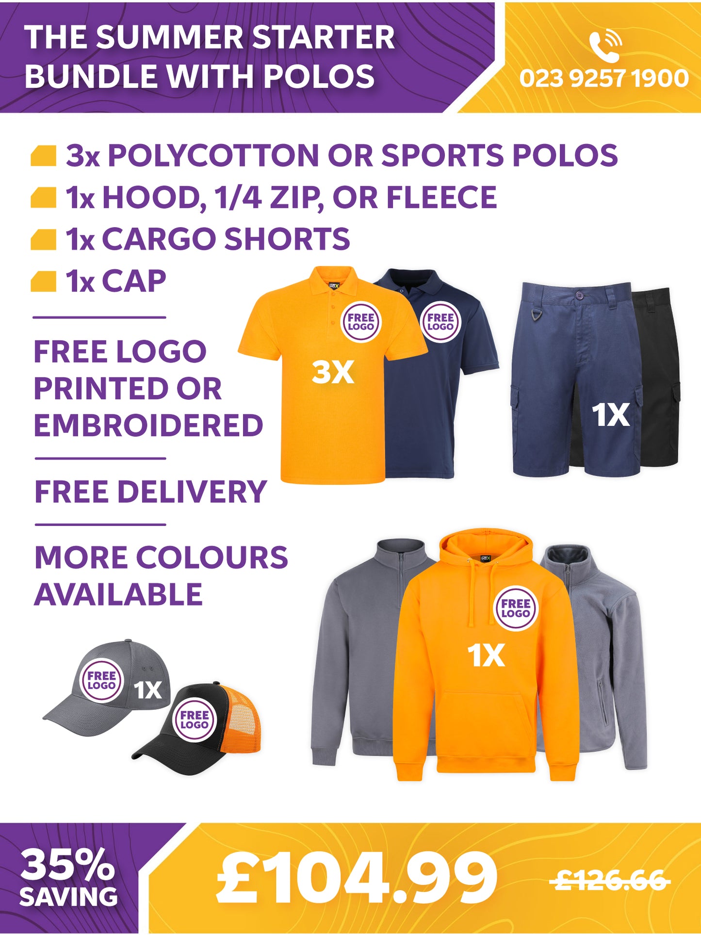 The Summer Starter Bundle with Polos