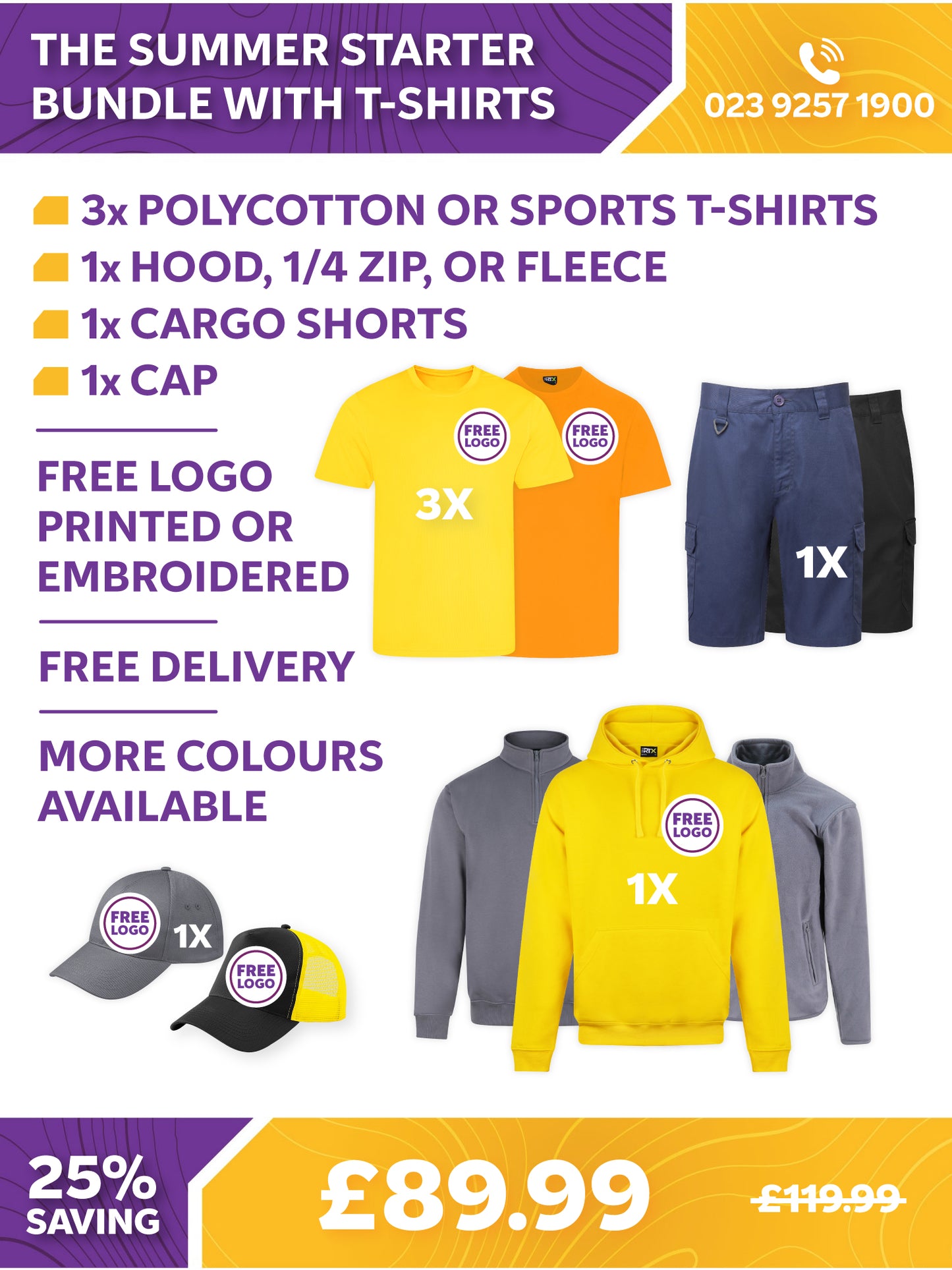 The Summer Starter Bundle with T-Shirts