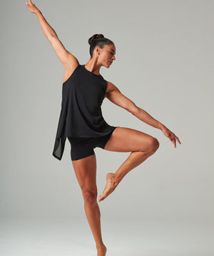 Women's open back vest
