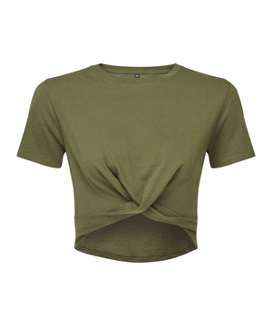 Women's TriDri® twist crop top