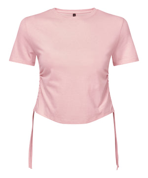 Women's TriDri® ruched crop top