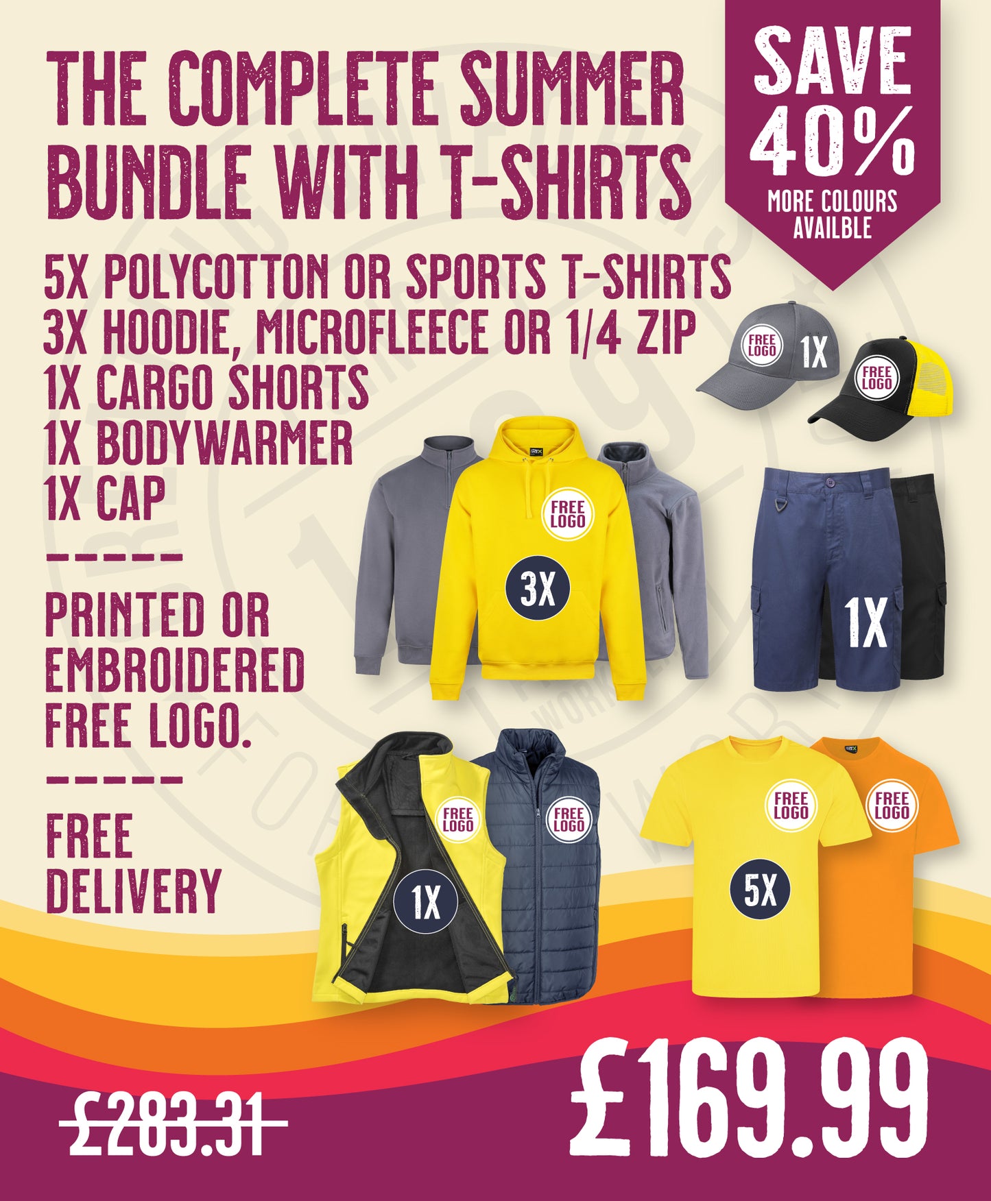 The Complete Summer Bundle with T-Shirts