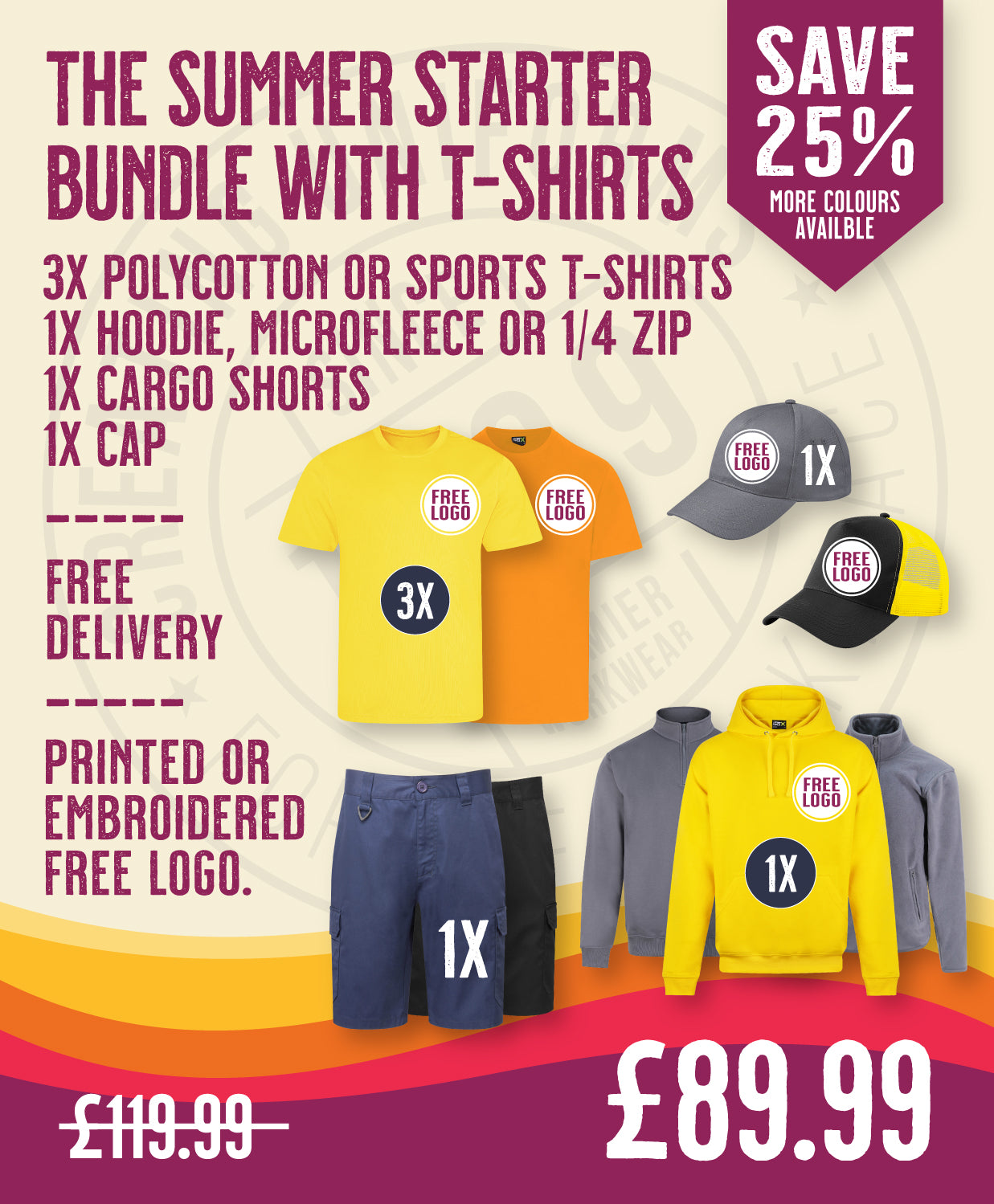 The Summer Starter Bundle with T-Shirts