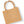 Shimmer jute mini gift bag