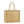 Natural starched jute classic shopper