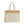 Cotton pocket natural starched jute shopper