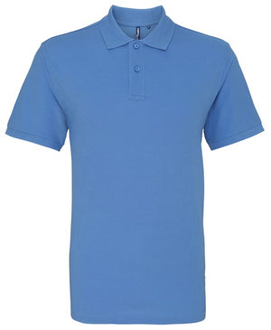 10 x Perfect Polos by Asquith & Fox in Cornflower by Print Lab Deals — Custom branded clothing by Print Press, featuring premium embroidery produced in our specialist print lab in the UK.