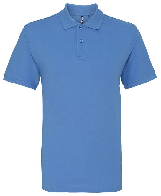 40 x Perfect Polos by Asquith & Fox in Cornflower by Print Lab Deals — Custom branded clothing by Print Press, featuring premium embroidery produced in our specialist print lab in the UK.