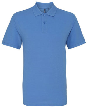 20 x Perfect Polos by Asquith & Fox in Cornflower by Print Lab Deals — Custom branded clothing by Print Press, featuring premium embroidery produced in our specialist print lab in the UK.