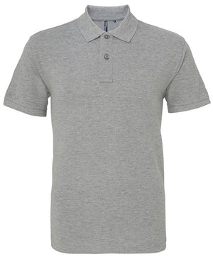 10 x Perfect Polos by Asquith & Fox in Heather Grey by Print Lab Deals — Custom branded clothing by Print Press, featuring premium embroidery produced in our specialist print lab in the UK.