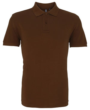 10 x Perfect Polos by Asquith & Fox in Milk Chocolate by Print Lab Deals — Custom branded clothing by Print Press, featuring premium embroidery produced in our specialist print lab in the UK.