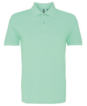 10 x Perfect Polos by Asquith & Fox in Mint by Print Lab Deals — Custom branded clothing by Print Press, featuring premium embroidery produced in our specialist print lab in the UK.