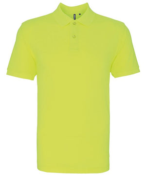 10 x Perfect Polos by Asquith & Fox in Neon Yellow by Print Lab Deals — Custom branded clothing by Print Press, featuring premium embroidery produced in our specialist print lab in the UK.