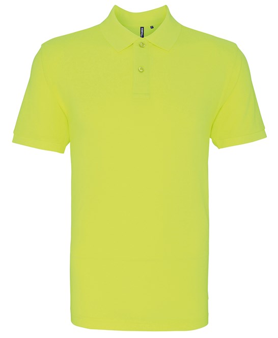 80 x Perfect Polos by Asquith & Fox in Neon Yellow by Print Lab Deals — Custom branded clothing by Print Press, featuring premium embroidery produced in our specialist print lab in the UK.