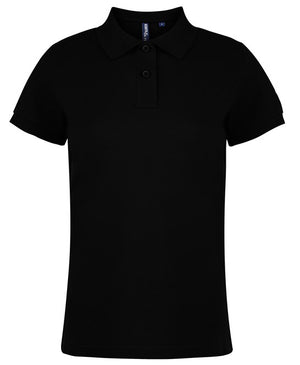 10 x Women's Stylish Polos by Asquith & Fox in Black by Print Lab Deals — Custom branded clothing by Print Press, featuring premium embroidery produced in our specialist print lab in the UK.