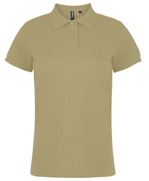 10 x Women's Stylish Polos by Asquith & Fox in Khaki by Print Lab Deals — Custom branded clothing by Print Press, featuring premium embroidery produced in our specialist print lab in the UK.