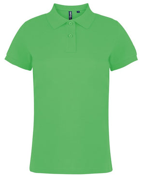 10 x Women's Stylish Polos by Asquith & Fox in Lime by Print Lab Deals — Custom branded clothing by Print Press, featuring premium embroidery produced in our specialist print lab in the UK.