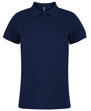 10 x Women's Stylish Polos by Asquith & Fox in Navy by Print Lab Deals — Custom branded clothing by Print Press, featuring premium embroidery produced in our specialist print lab in the UK.