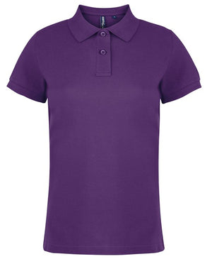 10 x Women's Stylish Polos by Asquith & Fox in Purple by Print Lab Deals — Custom branded clothing by Print Press, featuring premium embroidery produced in our specialist print lab in the UK.