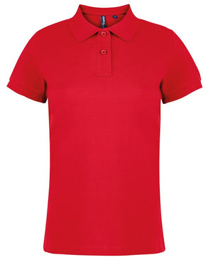 10 x Women's Stylish Polos by Asquith & Fox in Red by Print Lab Deals — Custom branded clothing by Print Press, featuring premium embroidery produced in our specialist print lab in the UK.