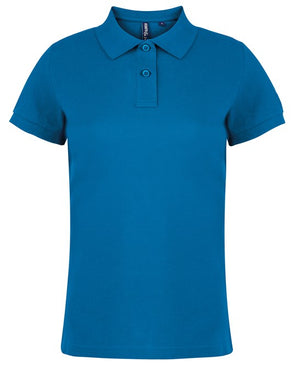 10 x Women's Stylish Polos by Asquith & Fox in Sapphire by Print Lab Deals — Custom branded clothing by Print Press, featuring premium embroidery produced in our specialist print lab in the UK.