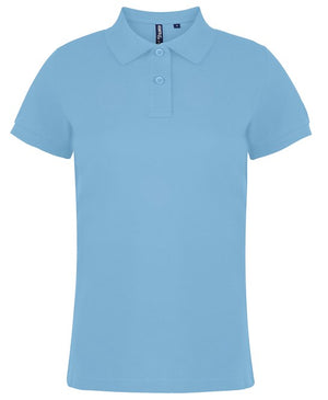 10 x Women's Stylish Polos by Asquith & Fox in Sky by Print Lab Deals — Custom branded clothing by Print Press, featuring premium embroidery produced in our specialist print lab in the UK.