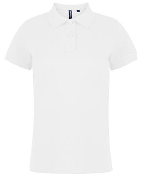20 x Women's Stylish Polos by Asquith & Fox in White by Print Lab Deals — Custom branded clothing by Print Press, featuring premium embroidery produced in our specialist print lab in the UK.