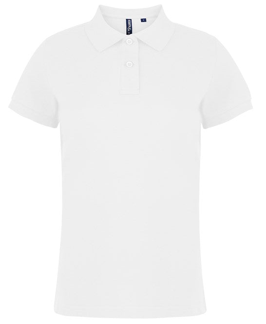 200 x Women's Stylish Polos by Asquith & Fox in White by Print Lab Deals — Custom branded clothing by Print Press, featuring premium embroidery produced in our specialist print lab in the UK.