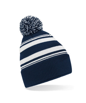 24 x Beechfield Striped Fan Sports Beanie