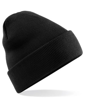 6 x Original Beanies by Beechfield in Black by Print Lab Deals — Custom branded clothing by Print Press, featuring premium embroidery produced in our specialist print lab in the UK.
