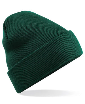 6 x Original Beanies by Beechfield in Bottle Green by Print Lab Deals — Custom branded clothing by Print Press, featuring premium embroidery produced in our specialist print lab in the UK.