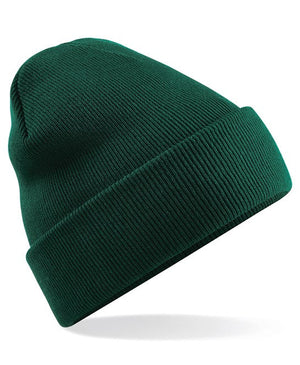 12 x Original Beanies by Beechfield in Bottle Green by Print Lab Deals — Custom branded clothing by Print Press, featuring premium embroidery produced in our specialist print lab in the UK.